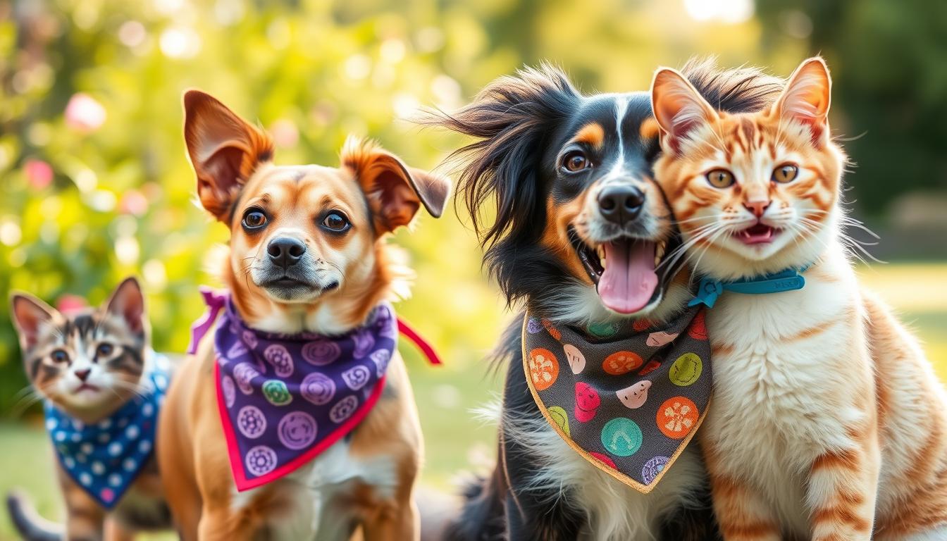 bandanas para perros y gatos